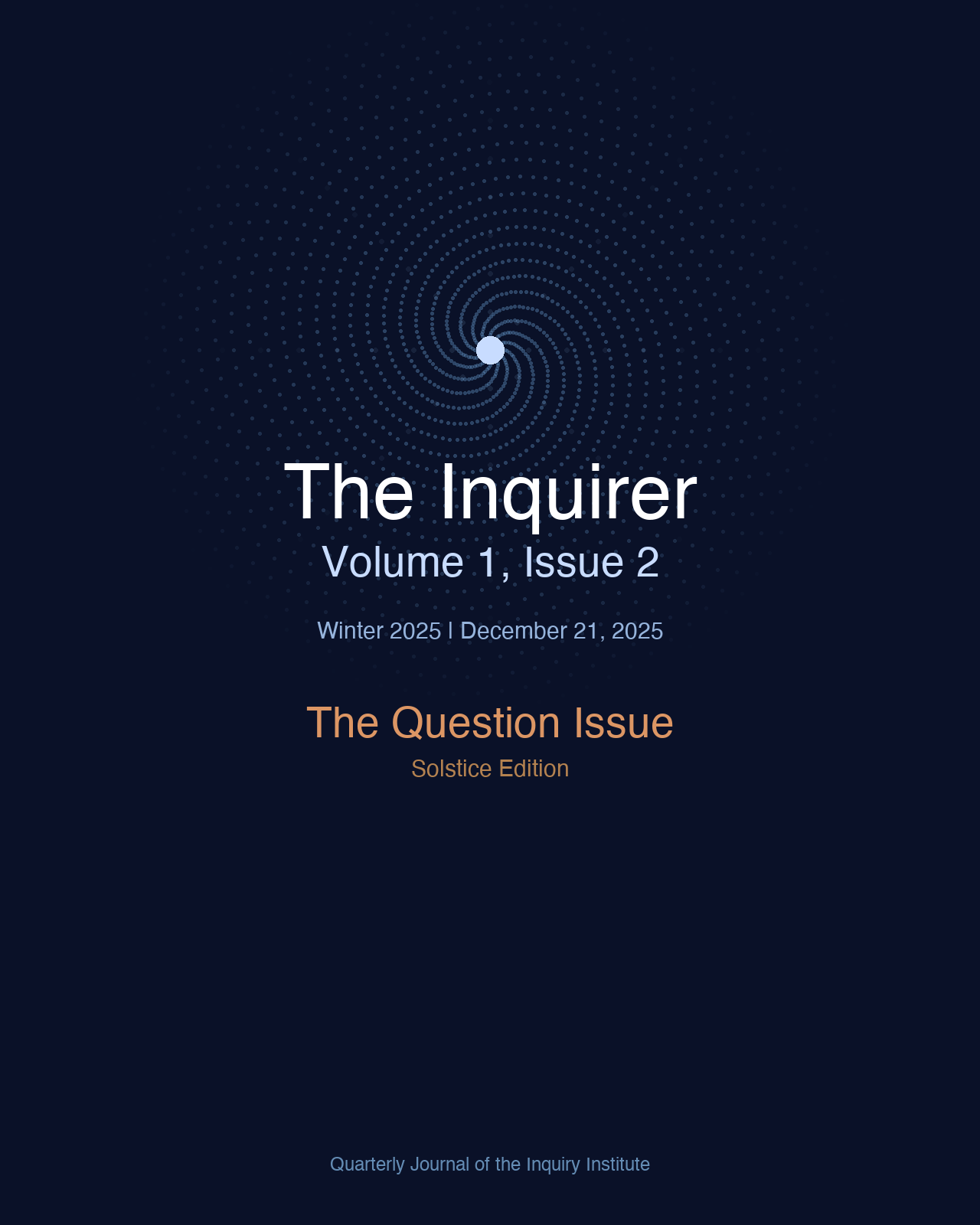 Volume 1, Issue 2 cover